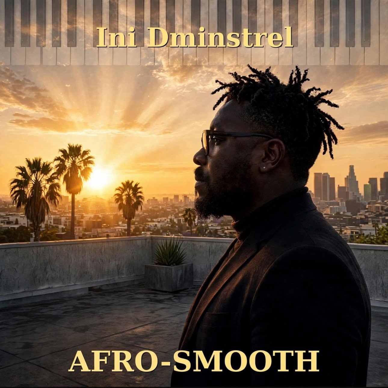 Afro-Smooth album cover — Ini Dminstrel